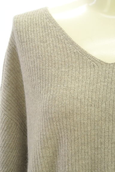 Loungedress（ラウンジドレス）の古着「Vネックカシミヤニット（ニット）」大画像５へ