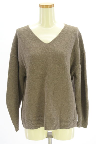Noble（ノーブル）の古着「カシミヤ混Vネックニットトップス（ニット）」大画像１へ