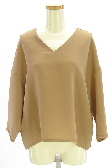 INED（イネド）の古着「Vネックカットソー（カットソー・プルオーバー）」大画像１へ