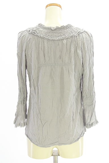 BABYLONE（バビロン）の古着「シャーリングフリルカットソー（カットソー・プルオーバー）」大画像２へ