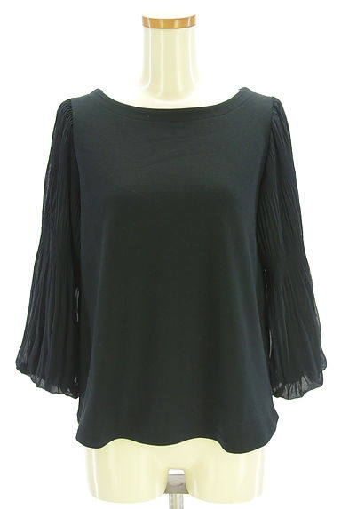 earth music&ecology（アースミュージック＆エコロジー）の古着「袖シフォン切替カットソー（カットソー・プルオーバー）」大画像１へ