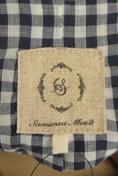 Samansa Mos2（サマンサモスモス）の古着「ステンカラーロングコート（コート）」大画像６へ