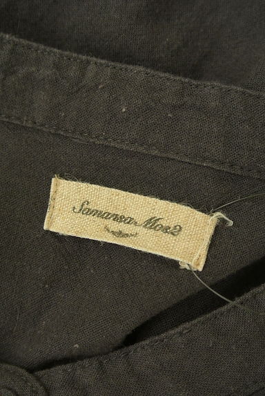 Samansa Mos2（サマンサモスモス）の古着「バンドカラーチャイナボタンシャツ（ブラウス）」大画像６へ