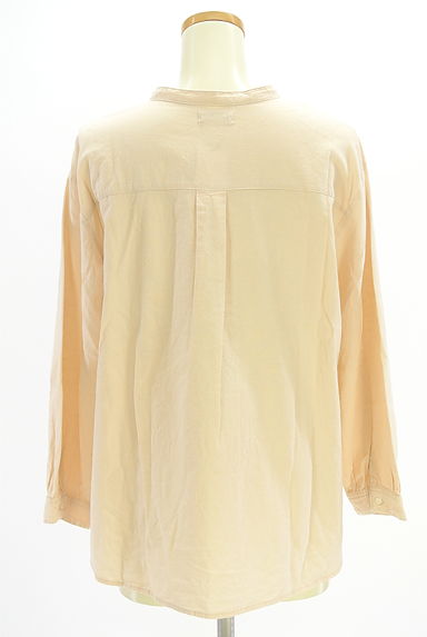 Samansa Mos2（サマンサモスモス）の古着「バンドカラーピンタックシャツ（カットソー・プルオーバー）」大画像２へ