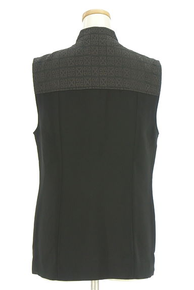 LEILIAN（レリアン）の古着「別地切替ジップアップベスト（ベスト・ジレ）」大画像２へ