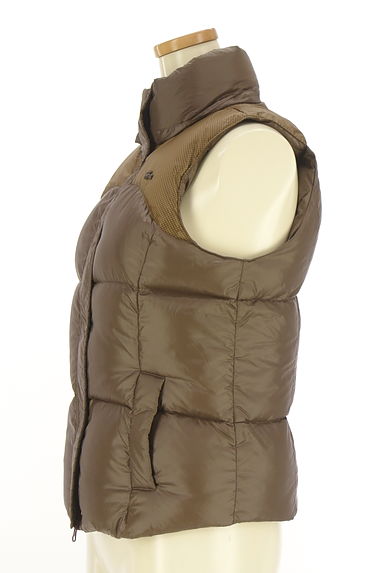 LACOSTE（ラコステ）の古着「ヨークチェック切替ダウンベスト（ダウンベスト）」大画像３へ