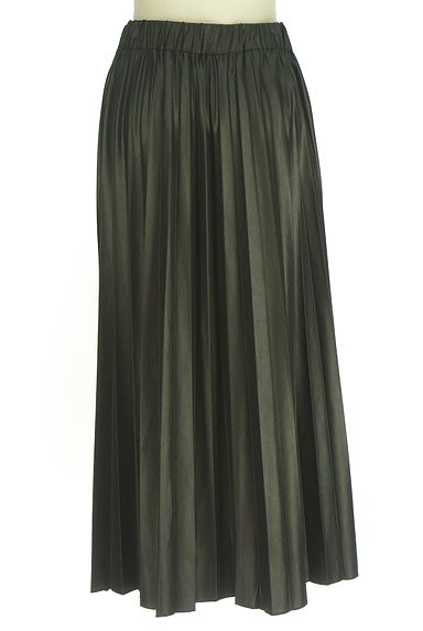 COMME CA（コムサ）の古着「ストレッチ光沢ロングプリーツスカート（ロングスカート・マキシスカート）」大画像２へ