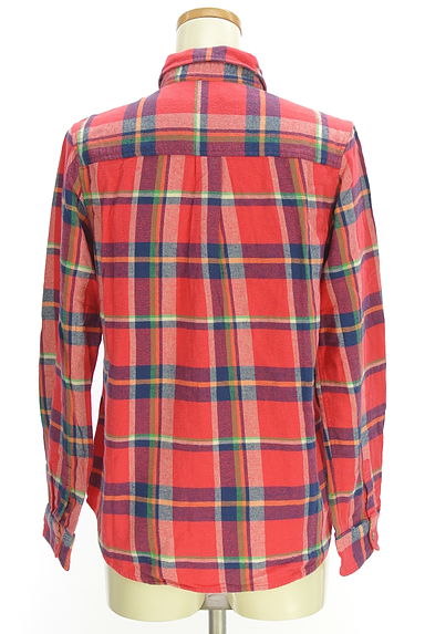 CUBE SUGAR（キューブシュガー）の古着「フランネルチェック柄シャツ（カジュアルシャツ）」大画像２へ