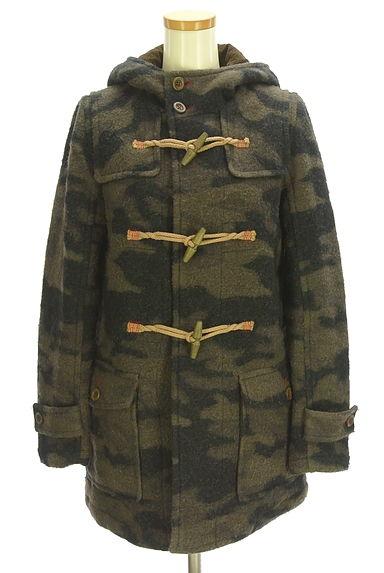 CUBE SUGAR（キューブシュガー）の古着「迷彩柄ダッフルコート（コート）」大画像１へ