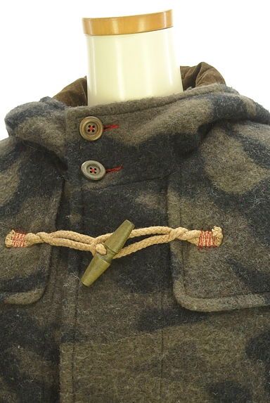 CUBE SUGAR（キューブシュガー）の古着「迷彩柄ダッフルコート（コート）」大画像４へ