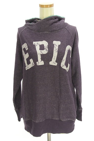 CUBE SUGAR（キューブシュガー）の古着「ロゴプリントスウェットパーカー（スウェット・パーカー）」大画像１へ