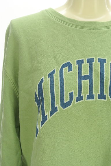 CUBE SUGAR（キューブシュガー）の古着「ロゴプリントスウェットトップス（スウェット・パーカー）」大画像４へ