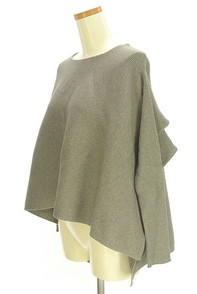 LOUNIE（ルーニィ）の古着「変形リブニットトップス（ニット）」大画像３へ