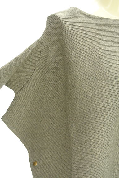 LOUNIE（ルーニィ）の古着「変形リブニットトップス（ニット）」大画像４へ