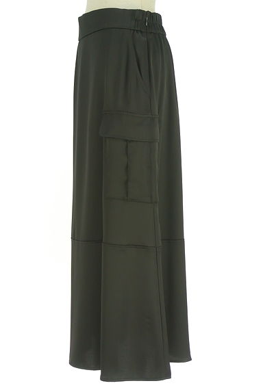 LOUNIE（ルーニィ）の古着「サテンカーゴスカート（ロングスカート・マキシスカート）」大画像３へ