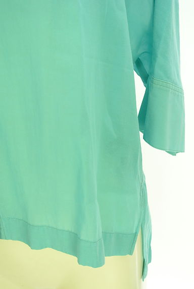 LOUNIE（ルーニィ）の古着「7分袖バンドカラーシアーブラウス（ブラウス）」大画像５へ