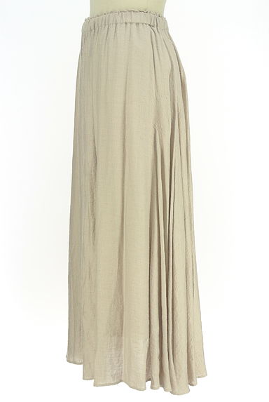 LAUTREAMONT（ロートレアモン）の古着「リネン混ロングフレアスカート（ロングスカート・マキシスカート）」大画像３へ