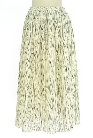 LAUTREAMONT（ロートレアモン）の古着「ドット柄シアーロングフレアスカート（ロングスカート・マキシスカート）」大画像１へ