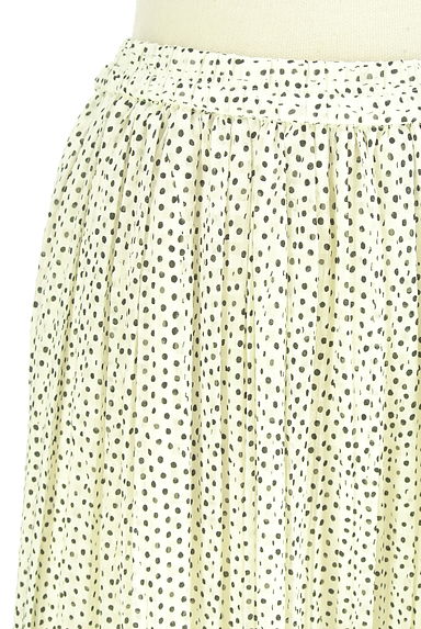 LAUTREAMONT（ロートレアモン）の古着「ドット柄シアーロングフレアスカート（ロングスカート・マキシスカート）」大画像４へ