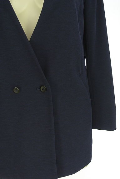 LAUTREAMONT（ロートレアモン）の古着「ノーカラーストレッチジャケット（ジャケット）」大画像５へ