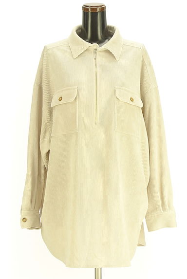 Snidel（スナイデル）の古着「ハーフジップコーデュロイシャツ（カットソー・プルオーバー）」大画像１へ