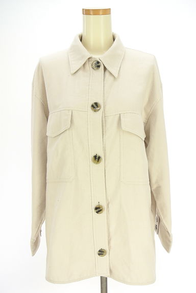 Snidel（スナイデル）の古着「オーバーサイズ起毛シャツ（ブルゾン・スタジャン）」大画像１へ