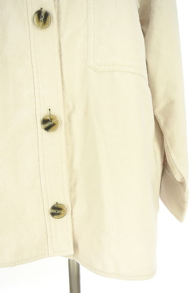 Snidel（スナイデル）の古着「オーバーサイズ起毛シャツ（ブルゾン・スタジャン）」大画像５へ