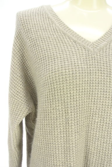 BARNYARDSTORM（バンヤードストーム）の古着「Vネックワッフルニットトップス（ニット）」大画像４へ