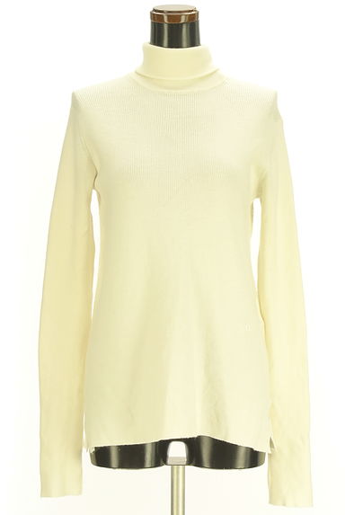 Mila Owen（ミラオーウェン）の古着「ワンポイントタートルネックリブニット（ニット）」大画像１へ