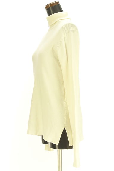 Mila Owen（ミラオーウェン）の古着「ワンポイントタートルネックリブニット（ニット）」大画像３へ