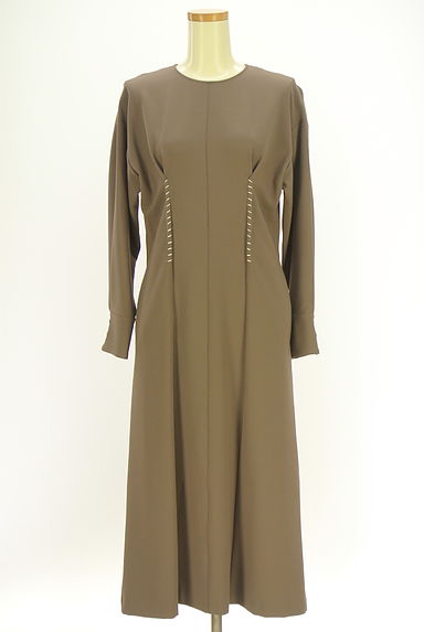 CAST:（キャストコロン）の古着「ウエストステッチ切替ワンピース（ワンピース・チュニック）」大画像１へ