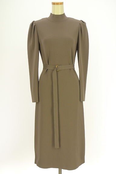 EPOCA（エポカ）の古着「ベルト付きモックネックニットワンピース（ワンピース・チュニック）」大画像１へ