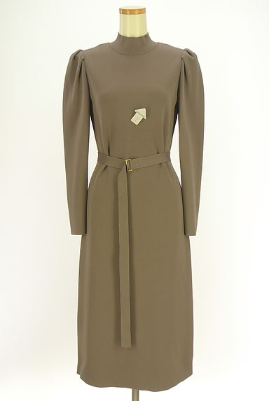 EPOCA（エポカ）の古着「ベルト付きモックネックニットワンピース（ワンピース・チュニック）」大画像４へ