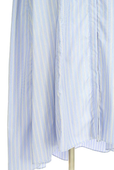 EPOCA THE SHOP（エポカ ザ ショップ）の古着「ストライプ柄パフスリーブワンピース（ワンピース・チュニック）」大画像５へ