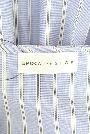 EPOCA THE SHOP（エポカ ザ ショップ）の古着「ストライプ柄パフスリーブワンピース（ワンピース・チュニック）」大画像６へ