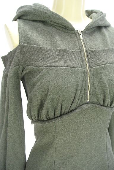 RESEXXY（リゼクシー）の古着「オープンショルダースウェットミニワンピ（ワンピース・チュニック）」大画像４へ