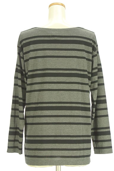 クリックで大画像表示 Ungrid(アングリッド)の古着「マルチボーダーボートネックロンT(Tシャツ)」大画像2へ