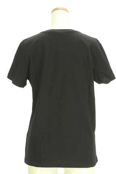 INDIVI（インディヴィ）の古着「VネックロゴTシャツ（Ｔシャツ）」大画像２へ