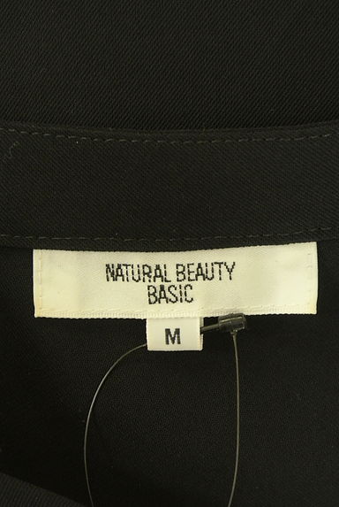 NATURAL BEAUTY BASIC（ナチュラルビューティベーシック）の古着「ベルト付き膝下丈スキッパーシャツワンピース（ワンピース・チュニック）」大画像６へ