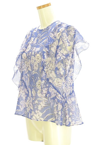 ANAYI（アナイ）の古着「花柄ノースリシアーカットソー（カットソー・プルオーバー）」大画像３へ