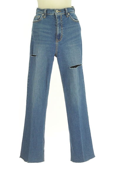 Stola.（ストラ）の古着「センタープレスストレッチストレートデニム（デニムパンツ）」大画像１へ