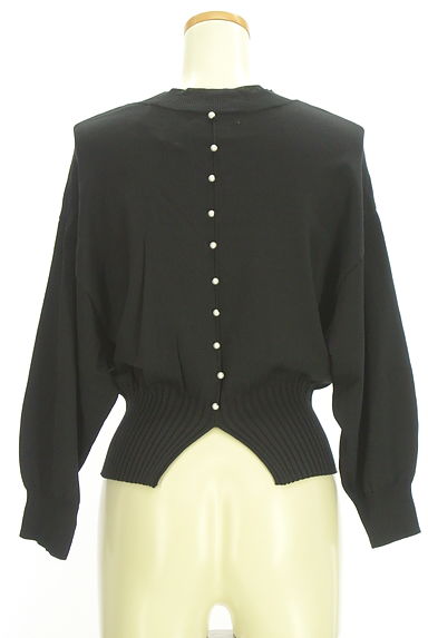 Mystrada（マイストラーダ）の古着「背中パールニットトップス（ニット）」大画像２へ