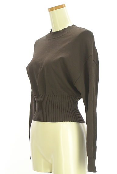 Mystrada（マイストラーダ）の古着「背中パールニットトップス（ニット）」大画像３へ