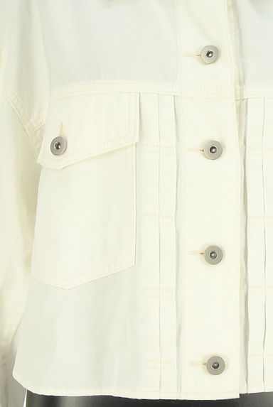 Mystrada（マイストラーダ）の古着「ホワイトデニムジャケット（ブルゾン・スタジャン）」大画像４へ