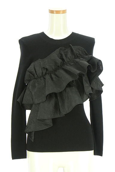クリックで大画像表示 Mystrada(マイストラーダ)の古着「ボリュームフリルリブニット(ニット)」大画像1へ