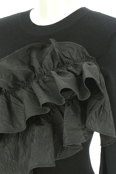 クリックで大画像表示 Mystrada(マイストラーダ)の古着「ボリュームフリルリブニット(ニット)」大画像4へ