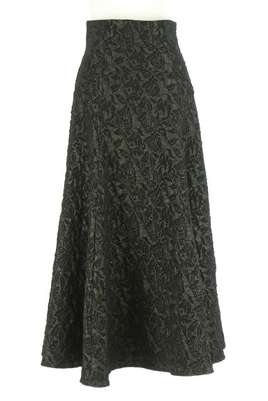 Mystrada（マイストラーダ）の古着「凹凸艶黒地ロングスカート（ロングスカート・マキシスカート）」大画像１へ