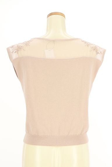 WILLSELECTION（ウィルセレクション）の古着「花刺繍入りシアー切替ニット（ニット）」大画像２へ