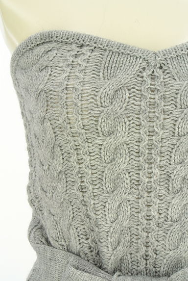 WILLSELECTION（ウィルセレクション）の古着「ケーブル編みベアニット（ニット）」大画像４へ