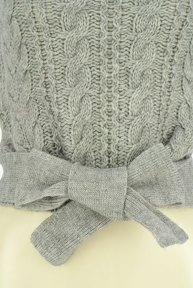 WILLSELECTION（ウィルセレクション）の古着「ケーブル編みベアニット（ニット）」大画像５へ